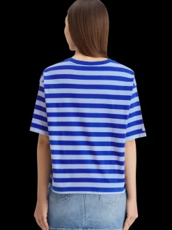 STRIPED CROPPED T-SHIRT-Scotch & Soda New