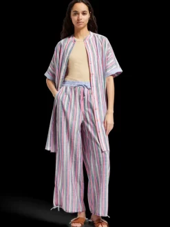 STRIPED OVERSIZED BEACH SHIRT DRESS-Scotch & Soda Best