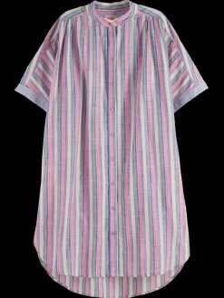 STRIPED OVERSIZED  BEACH SHIRT DRESS-Scotch & Soda Best