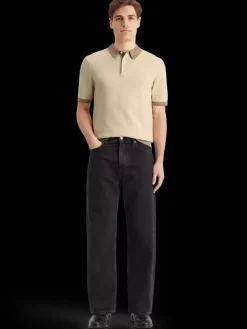 Structure knitted polo-Scotch & Soda Hot