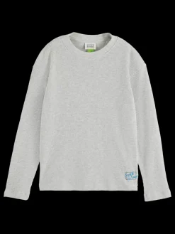 STRUCTURED LONG-SLEEVED T-SHIRT-Scotch & Soda Fashion