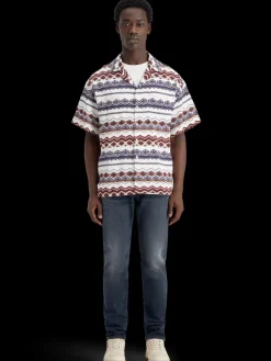 Structured printed stripe shirt-Scotch & Soda Discount