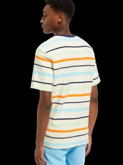 Structured striped t-shirt-Scotch & Soda Fashion