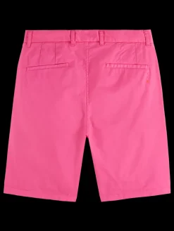 Stuart- garment-dyed pima cotton chino short-Scotch & Soda Online