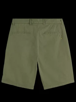 Stuart- garment-dyed pima cotton chino short-Scotch & Soda Online