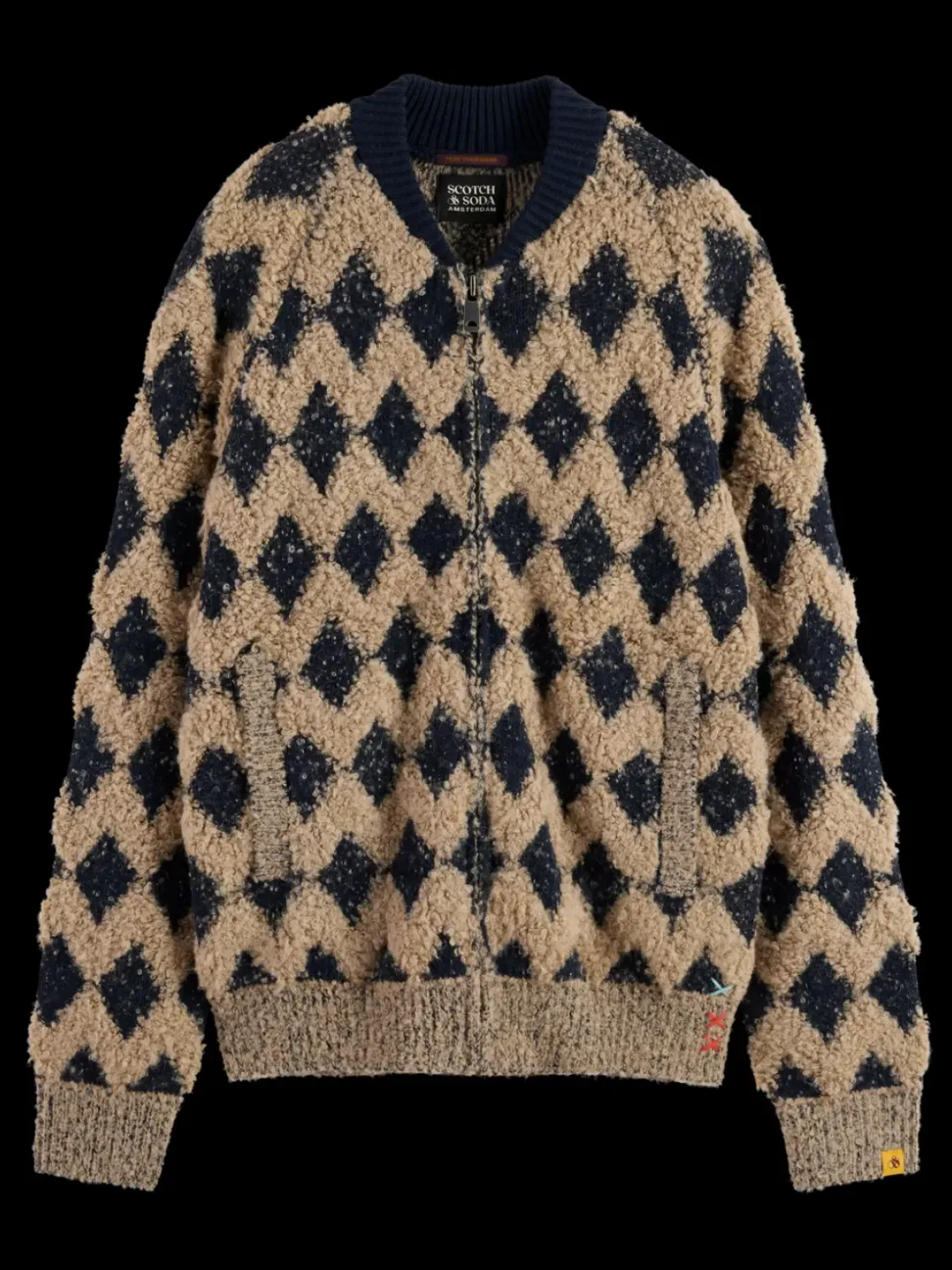 TEXTURED JACQUARD BOMBER-Scotch & Soda Sale