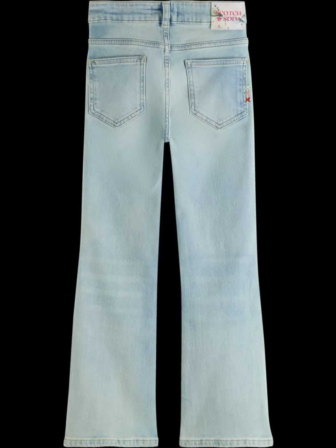 The charm high-rise classic flared jeans - blauw mirage-Scotch & Soda Clearance