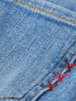 The charm high-rise classic flared jeans - sea and sky-Scotch & Soda New