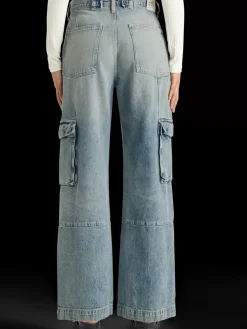 The deep low rise loose cargo jeans -rolling road-Scotch & Soda Hot