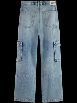 The deep low rise loose cargo jeans -rolling road-Scotch & Soda Hot