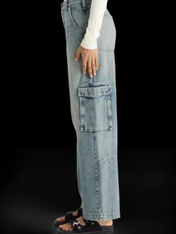 The deep low rise loose cargo jeans -rolling road-Scotch & Soda Hot