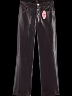 THE SKY FAUX LEATHER VINYL PANT-Scotch & Soda Fashion