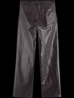 THE SKY FAUX LEATHER VINYL PANT-Scotch & Soda Fashion