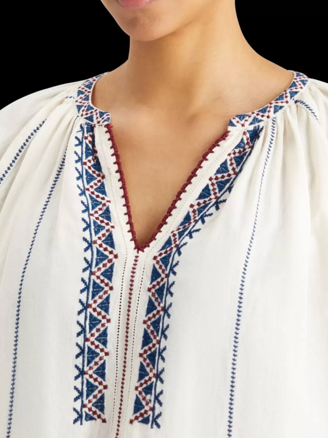 Top with embroidery details-Scotch & Soda New