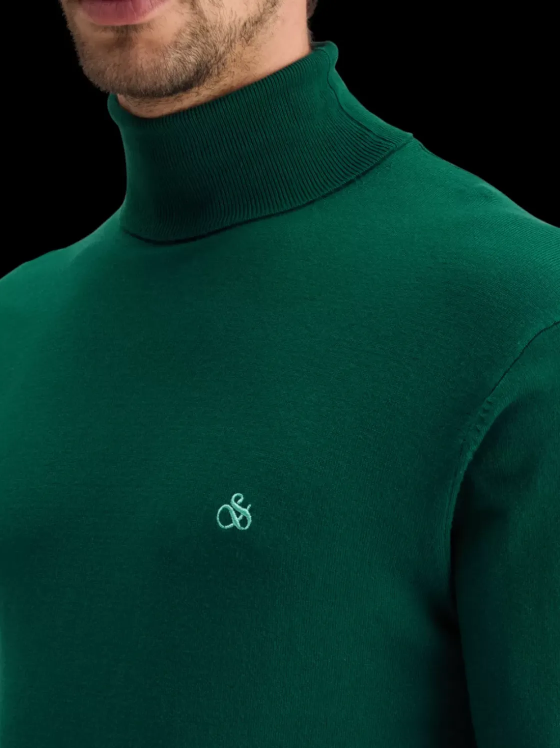 TURTLENECK VISCOSE SWEATER-Scotch & Soda Online