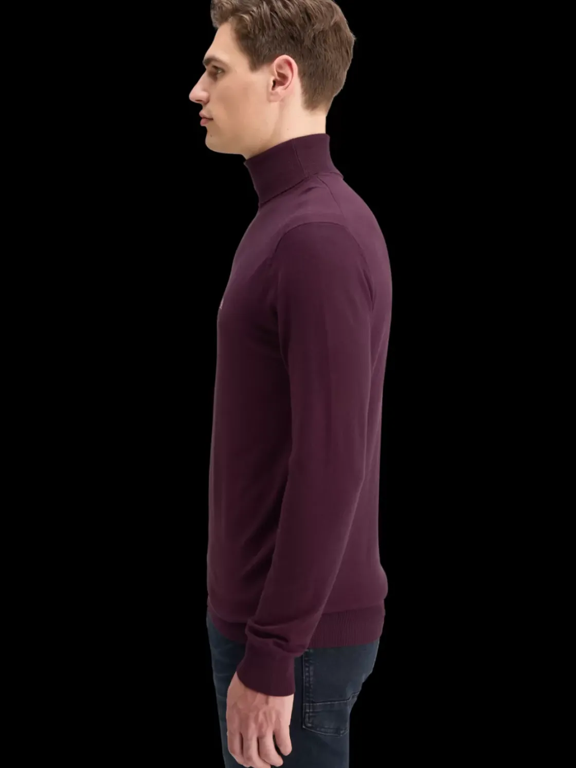 TURTLENECK VISCOSE SWEATER-Scotch & Soda Online