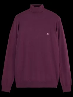 TURTLENECK VISCOSE SWEATER-Scotch & Soda Online