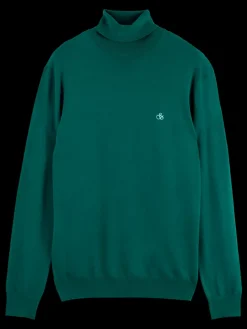 TURTLENECK VISCOSE SWEATER-Scotch & Soda Online