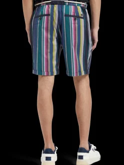 Twilt - blanket-striped cotton-twill short-Scotch & Soda Clearance