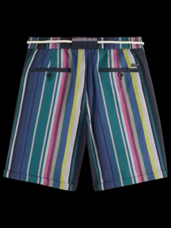 Twilt - blanket-striped cotton-twill short-Scotch & Soda Clearance