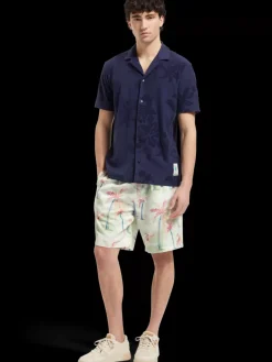 Twilt - printed pleated bermuda shorts-Scotch & Soda Hot