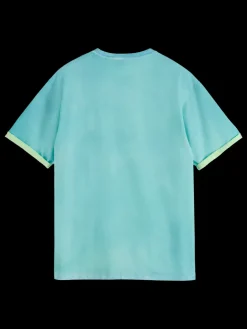 Two colour sprayed t-shirt-Scotch & Soda Outlet