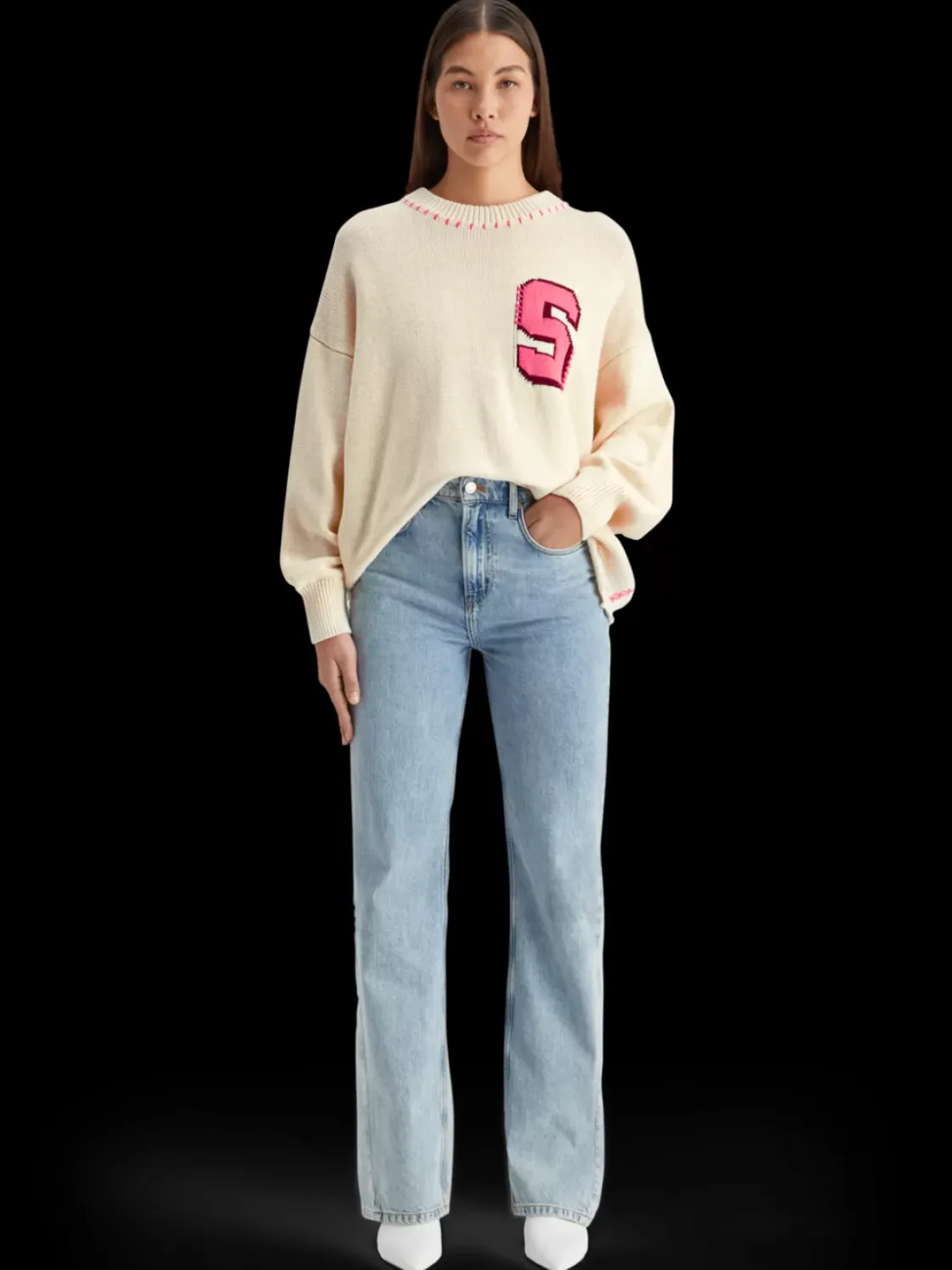 Varsity oversized pullover-Scotch & Soda Online