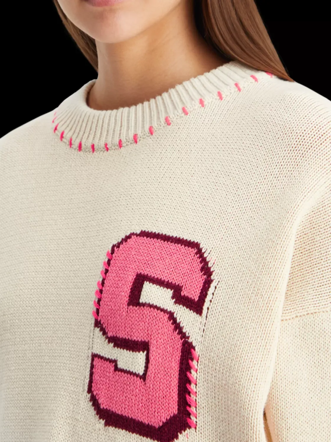 Varsity oversized pullover-Scotch & Soda Online