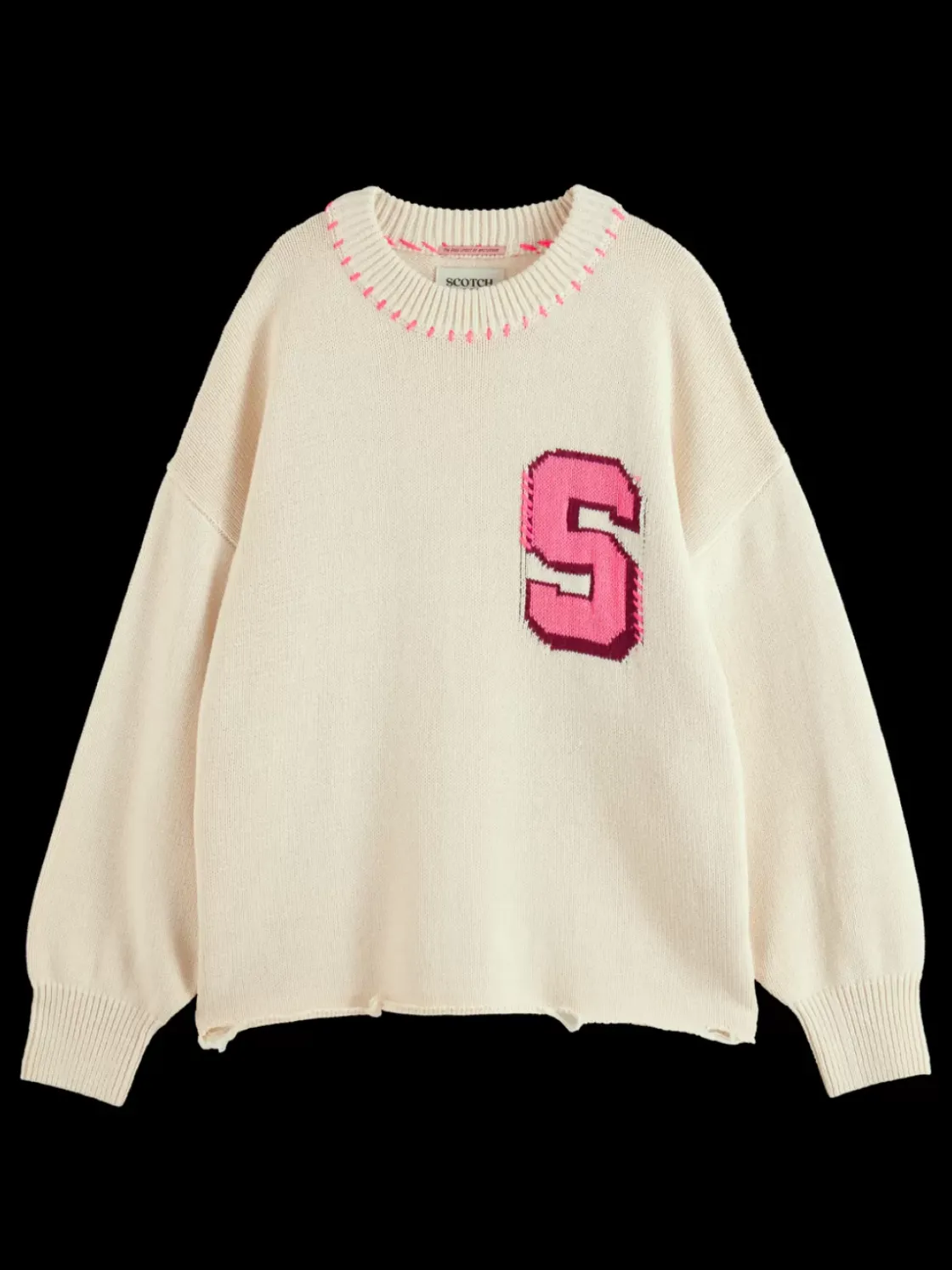 Varsity oversized pullover-Scotch & Soda Online