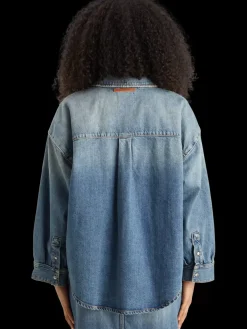 Vintage washed denim overshirt - frisco nights-Scotch & Soda Sale