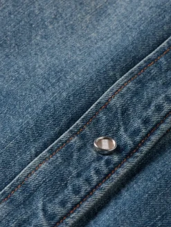 Vintage washed denim overshirt - frisco nights-Scotch & Soda Sale