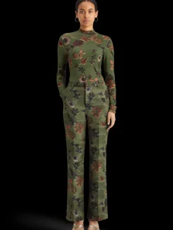 Violet poetry tapestry kick flare pant-Scotch & Soda Fashion