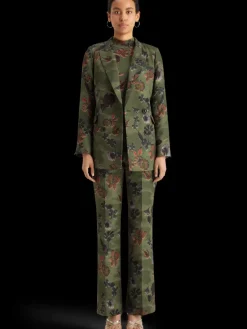 Violet poetry tapestry kick flare pant-Scotch & Soda Fashion