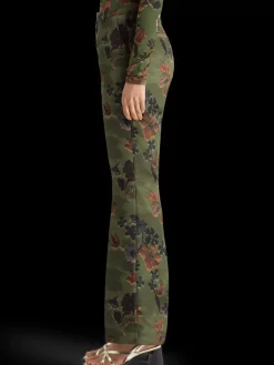 Violet poetry tapestry kick flare pant-Scotch & Soda Fashion