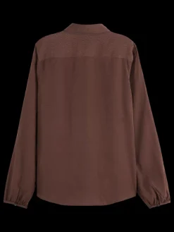 VISCOSE JACQUARD SHIRT-Scotch & Soda Sale