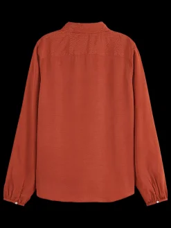 VISCOSE JACQUARD SHIRT-Scotch & Soda Sale