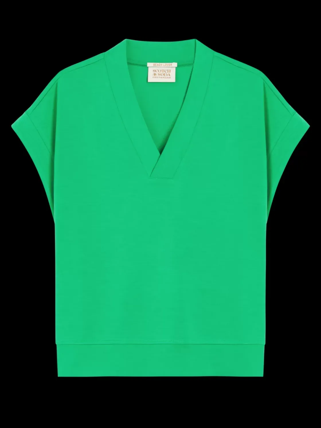 V-NECK SLEEVELESS MODAL SWEATSHIRT-Scotch & Soda Clearance