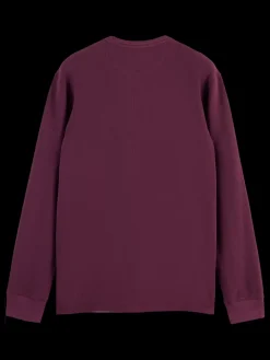 WAFFLE T-SHIRT LS-Scotch & Soda Fashion