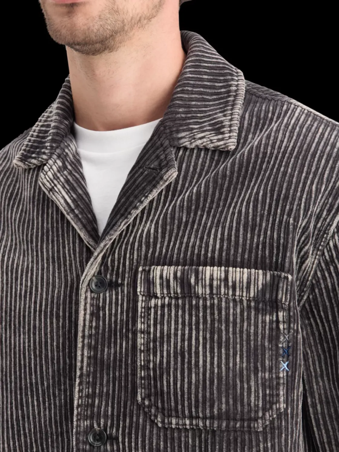 WASHED CORDUROY JACKET WITH DETACHABLE INNER GILET-Scotch & Soda Fashion