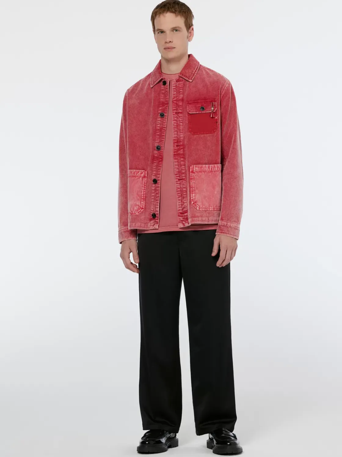 Washed corduroy worker jacket-Scotch & Soda Discount