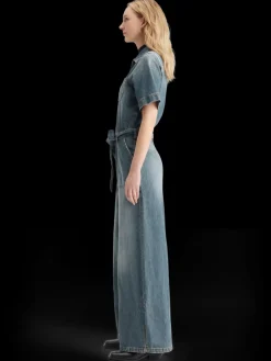 Washed denim workwear jumpsuit-Scotch & Soda Sale
