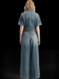 Washed denim workwear jumpsuit-Scotch & Soda Sale