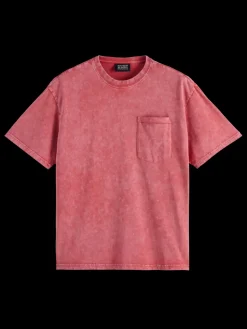 Washed pocket relaxed fit t-shirt-Scotch & Soda Discount