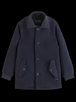 WOOL BLEND PEACOAT-Scotch & Soda Outlet