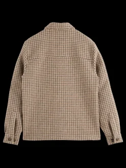 Wool blend zip-thru overshirt-Scotch & Soda Hot