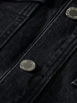 WORKED OUT BLACK CARGO DENIM JACKET  WITH BELT-Scotch & Soda Discount