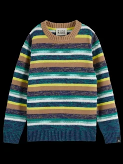 YARN-DYED STRIPED STRUCTURED PULLOVER-Scotch & Soda Outlet